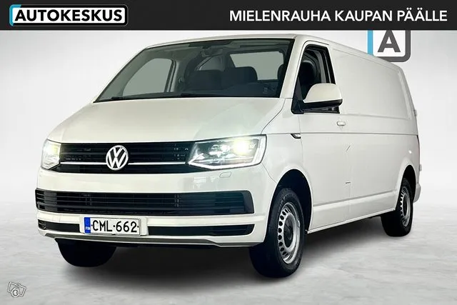 Volkswagen Transporter umpipakettiauto Pitkä 2,0 TDI 84 kW 3000kg PRO+ *Alv-vähennyskelpoinen / Lisälämmitin / Vetokoukku / Cruise / Peruutustutka* - Autohuumakorko 1,99%+kulut - Image 1